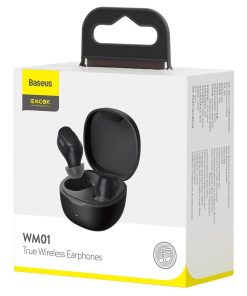 Baseus Encok WM01 TWS True Wireless Bluetooth Earbuds Black . ব্লুটুথ ইয়ারবাডস