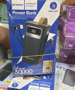 REGRSI RE PB306 30000mAh Powerbank with charging cables 3 input and 4 USB output
