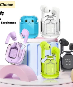 BT30 TWS Bluetooth Earbuds Wireless 5.0 Noise Reduction Sport Gaming Headsets Earphone Mic Headphones with LED Display Earphones Digital display ENC noise reduction