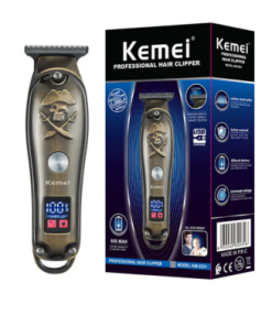 Kemei KM 2231 Rechargeable Hair Trimmer For Men with LCD display