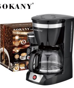 Sokany CM 108S Coffee maker Coffee Machine, 950W, 1.5L, 12 cup Coffee capacity, anti-drip function, keep warm function