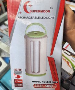 SUPERMOON SM 9829 RECHARGEABLE LED LIGHT High Quality Table Lamp AC/DC FUNCTION