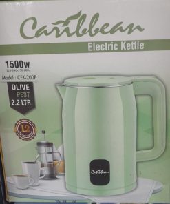 Caribbean CEK 200P 2.2 LTR , 1500w , 1 year Warranty Electric Kettle