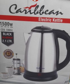 Caribbean CEK 100GL 2.1 LTR  1500w 1 year Warranty High Quality Electric Kettle