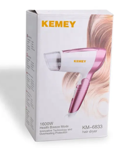 Kemey KM 6833 1600Watts Professional And High Quality Hair Dryer
