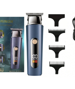 Shinon S 1943 Professional Hair Clipper  High-Performance Rechargeable Trimmer with LCD Display