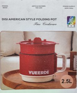 YUEERDE WED 228  2.5 Liters Electric Multi Cooking Hot Pot With Double Layer Nonstick and High Quality