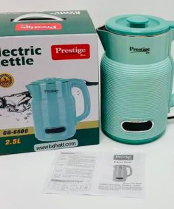 Prestige OG 6608  2.5 Liter 1500 Watt power stainless steel material auto shut off high quality Electric Kettle
