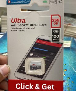 256GB Ultra micro SD Memory Card  UHS-I Card SPEED UP TO 100 MB/s AND 1 Year Warranty